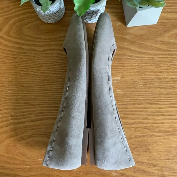 Frye Taupe Suede Flats - Picture 11 of 16
